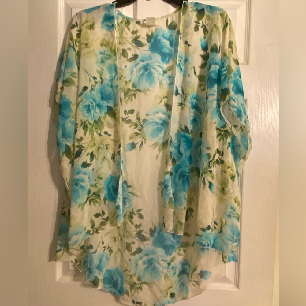 Emory park sheer kimono/cover up Sz medium